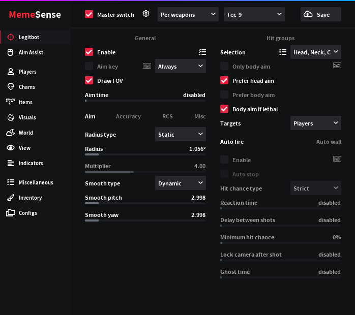 MemeSense CS2 Software