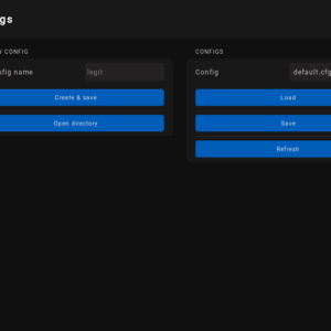 Nixware CS2 Settings