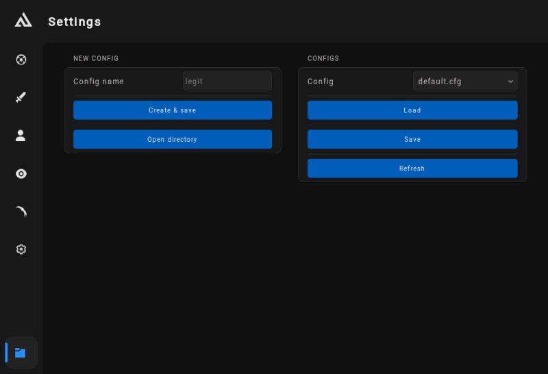 Nixware CS2 Settings